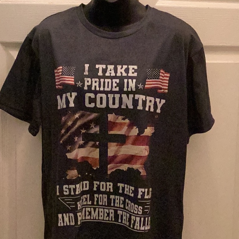 🇺🇸NWT Fun to Wear American Unisex Tee Shirt Size Large Closet Must Have 🇺🇸